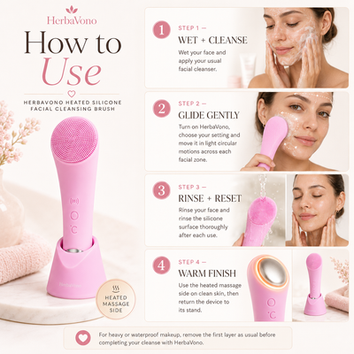 HerbaVono Facial Cleansing Brush