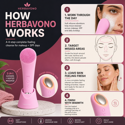 HerbaVono Facial Cleansing Brush
